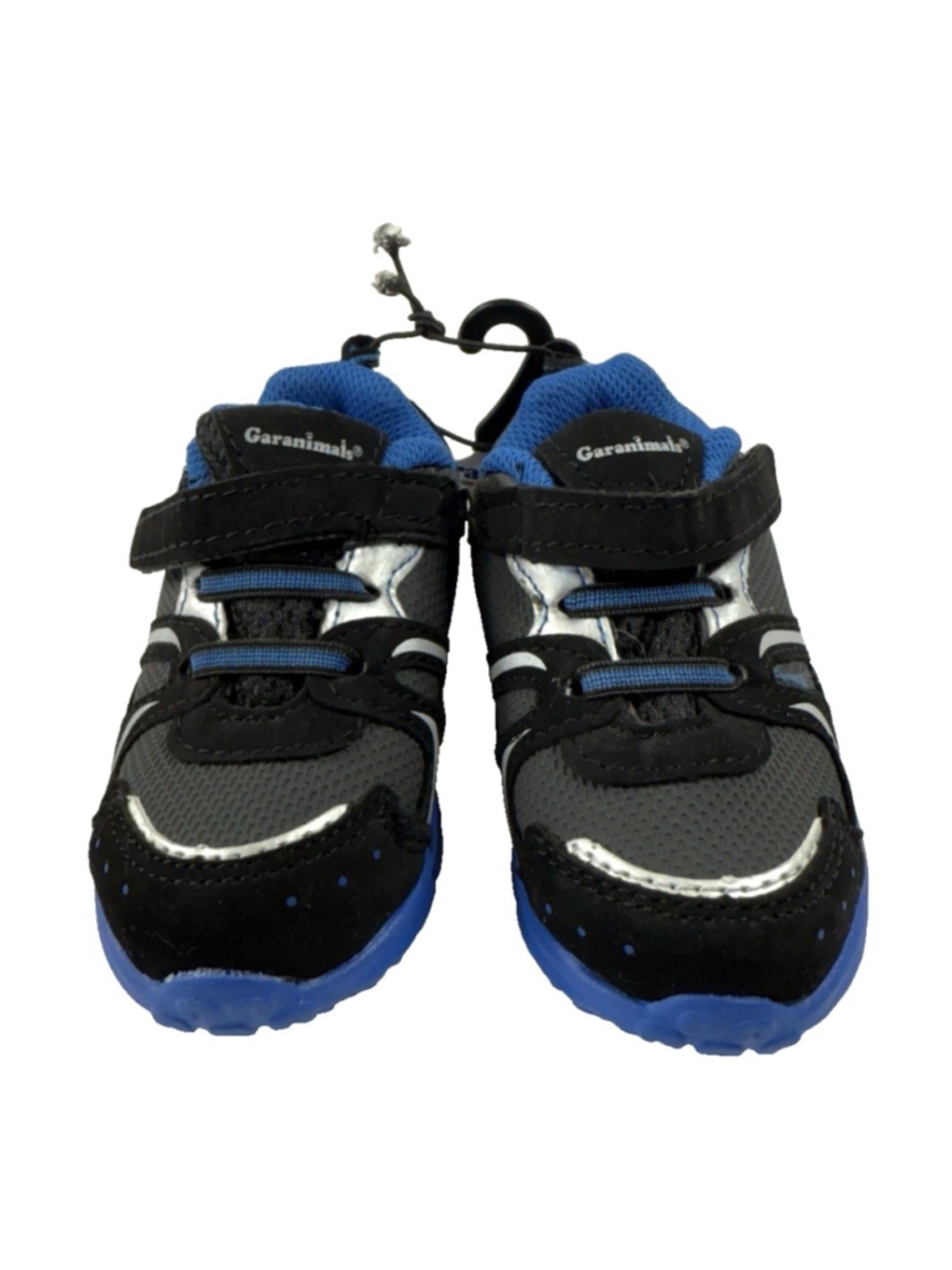 BABY BOY GARANIMAL SHOES SIZE 6 BLUE / BLACK -NEW